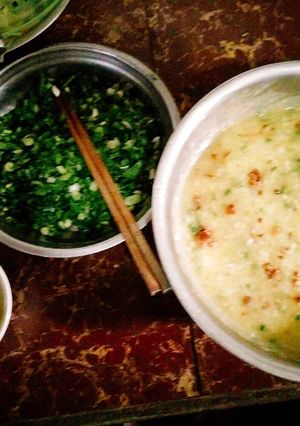 Hình của món Cháo lươn đồng Nghệ An.