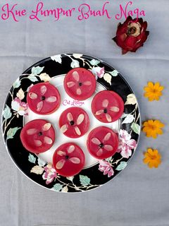 Foto resep Kue Lumpur buah naga