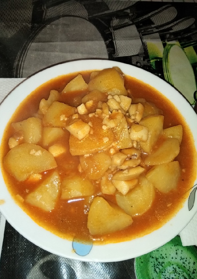 Una foto de Patatas con sepia
