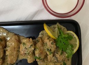 صورة لوصفة اجنحة دجاج بالكريمة والليمون