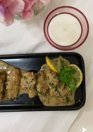 صورة لوصفة اجنحة دجاج بالكريمة والليمون
