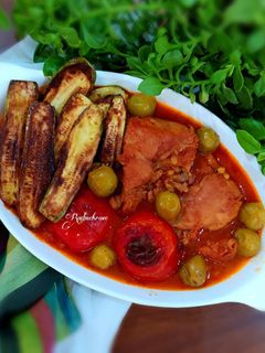عکسی از دستور خورشت مرغ و کدو(چالش مهارتهای پایه ای آشپزی)