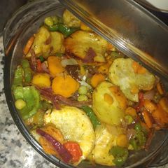 A picture of Sweet potato stir fry.