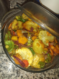 A picture of Sweet potato stir fry.