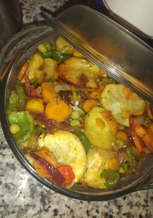 A picture of Sweet potato stir fry.