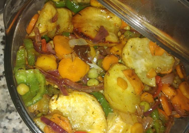 Recipe: Yummy Sweet potato stir fry This is Secret Recipe  From My Kitchen !!