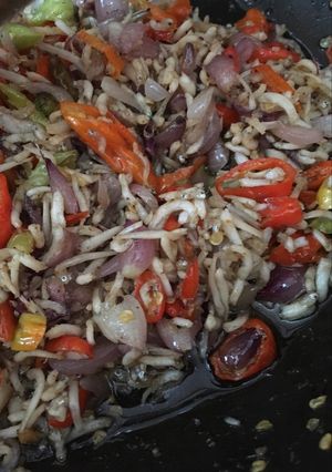 Foto resep Tumis bawang merah teri medan