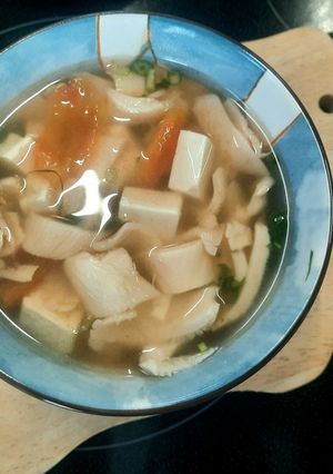 Hình của món Canh chua nấm, đậu non (chay).