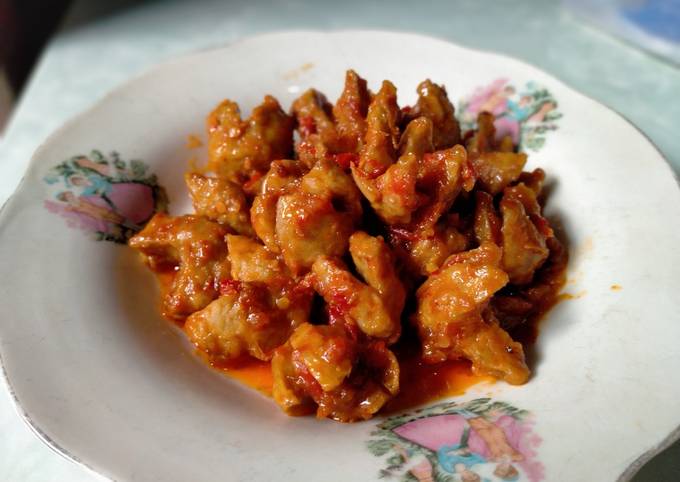 Balado Pentol Pedas