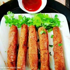 Soya keema kabab A picture of Soya keema kabab.