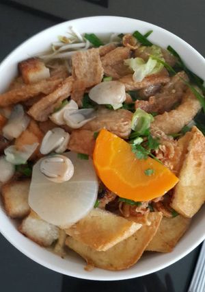 Hình của món Hủ tiếu chay.