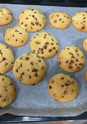 Une photo de Les cookies moelleux