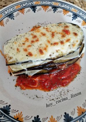 Una foto de Lasaña de berenjena