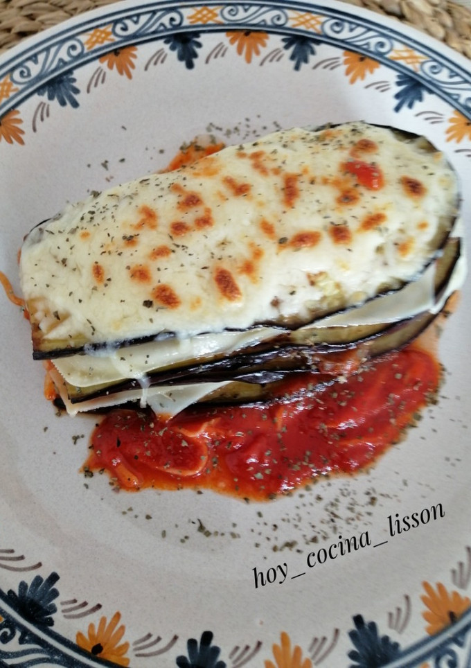 Una foto de Lasaña de berenjena