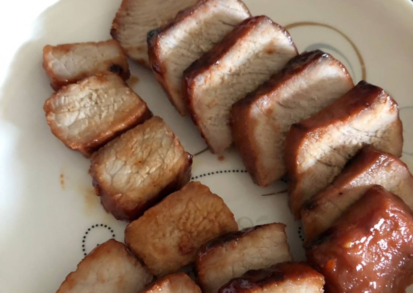 Charsiu with Honey Garlic Sauce