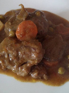Una foto de Carrilleras de cerdo con setas