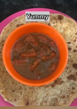 A picture of Lauki ka Paratha.