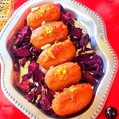 A picture of Paneer Carrot Gulab Jamun.