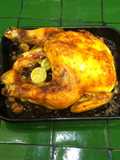 Pollo entero al horno