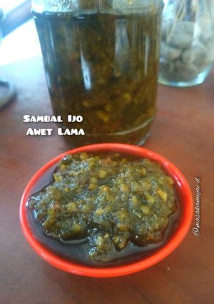 Foto resep Sambal Ijo Awet Tahan Lama