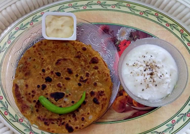 Recipe of Speedy Moong dal paratha