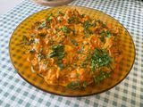 Poulet mariné au citron, yaourt et épices