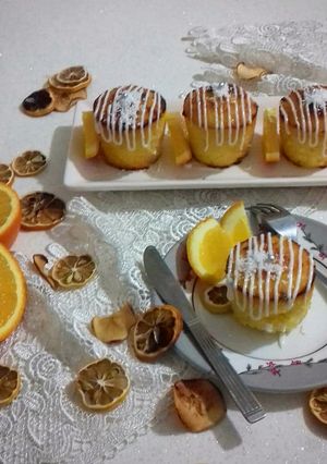 صورة لوصفة بسبوسة البرتقال