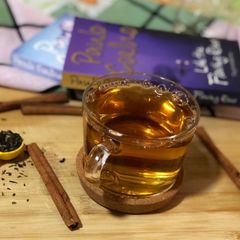 A picture of Cinnamon green tea.