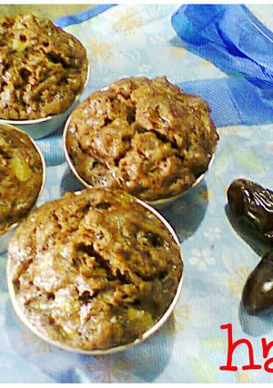 Foto resep Banana choco n dates muffin