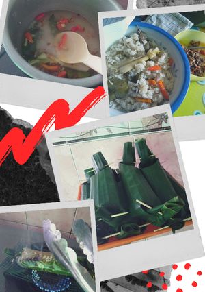 Foto resep Nasi Liwet Bakar ayam suwir