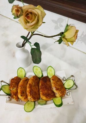 A picture of Potato cutlets.