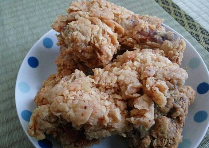 Ayam goreng KFC keriting simple