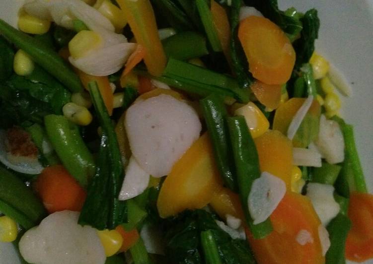 Resep Bakso Ikan Cah Sayuran yang Menggugah Selera