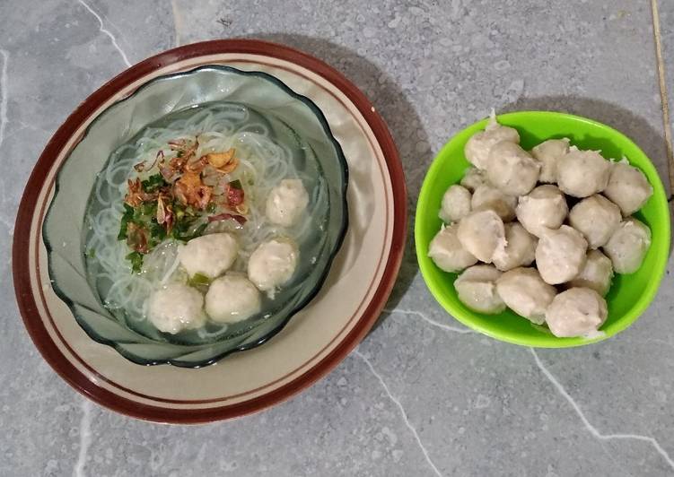 Bakso ayam rumahan