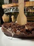 Torta de banana doble chocolate