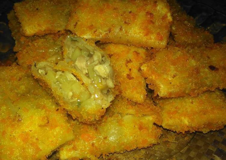 Resep: Makan di DimeResoles Ayam dan sayuran