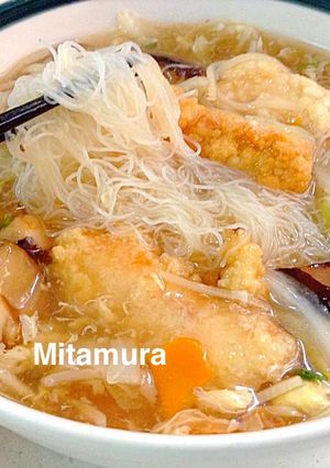 土魠魚米粉羹 的食譜成品照片