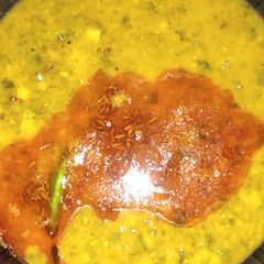 A picture of Dal palak.