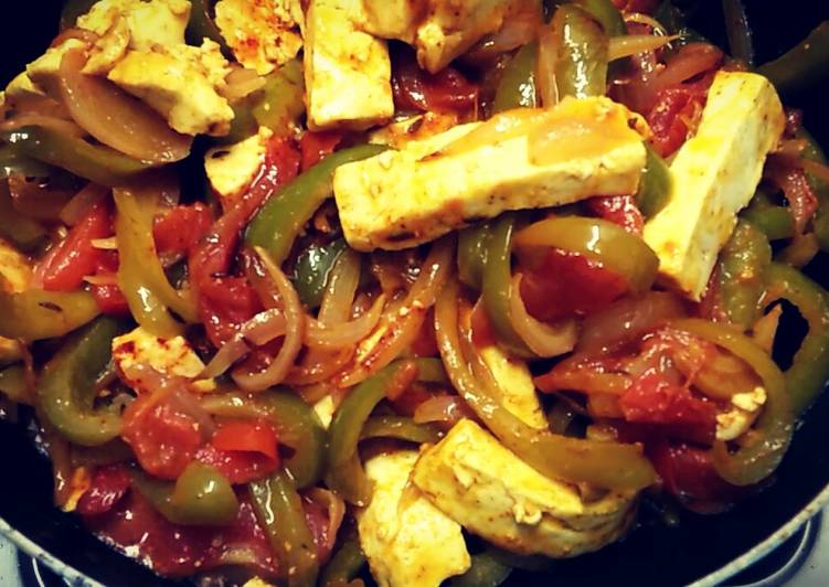 Easiest Way to Make Homemade Capsicum and paneer