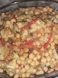 Chickpeas chatpata salad