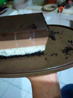 Foto resep Puding oreo milo coklat