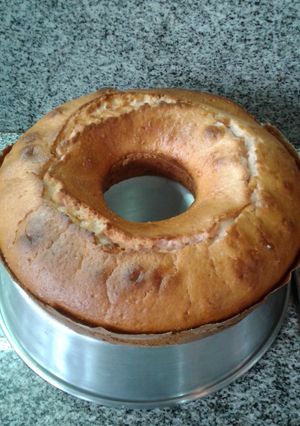 Una foto de Torta con Yoghurt de Frutilla