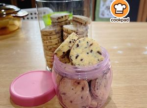 Gambar 👩🍳Biskut Gajus Coklat Urai