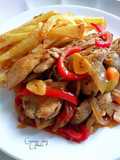 Filetillos de contramuslos de pollo al Sindhi biryani