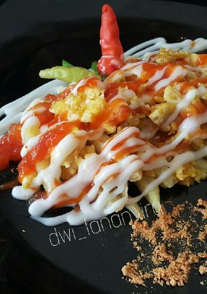 Foto resep Kentang with Scramble Egg #rabubaru