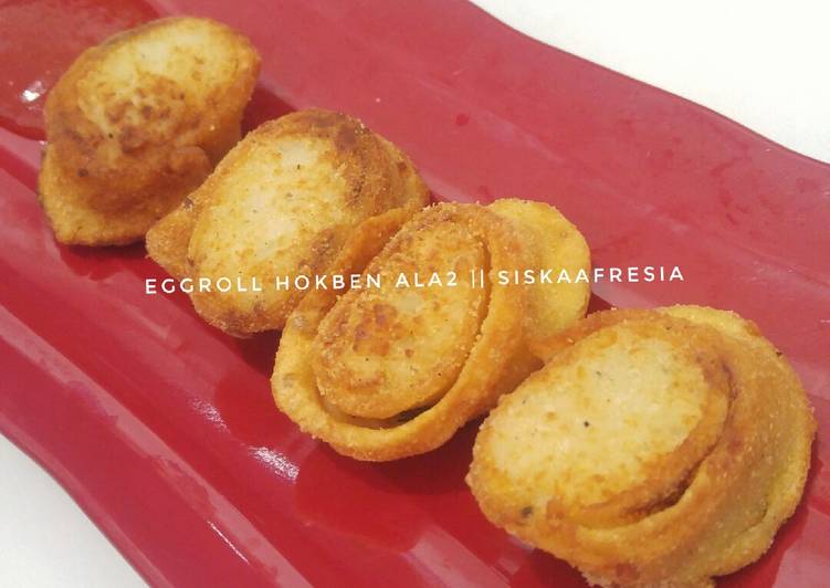 Resep masakan Eggroll hokben ala2 | Bahan Membuat Eggroll hokben ala2 Yang Enak dan Simpel