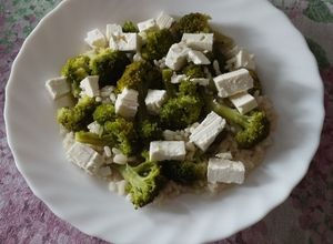 Foto di Orzo con broccoli e feta