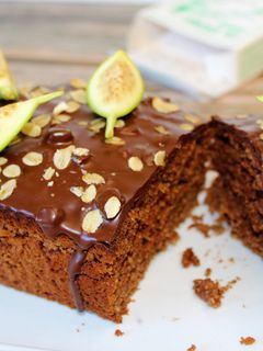 Una foto de Bizcocho de higos y cacao en airfryer