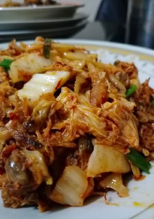 Foto resep Ayam Suwir Kimchi