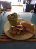 Nachos con guacamole